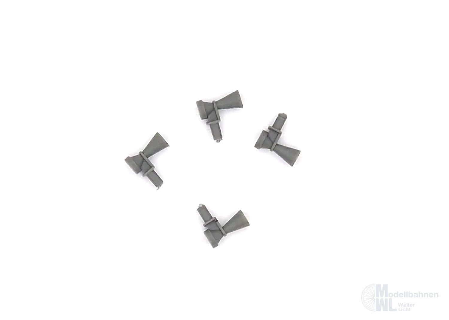 Märklin Ersatzeile E408891 - ERSATZTEIL: Signalhorn groß grau 4 St